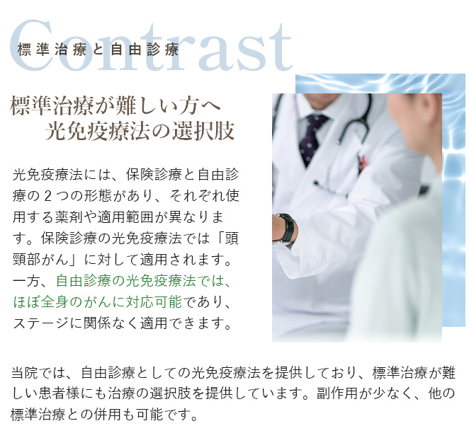 標準治療が難しい方へ光免疫療法の選択肢