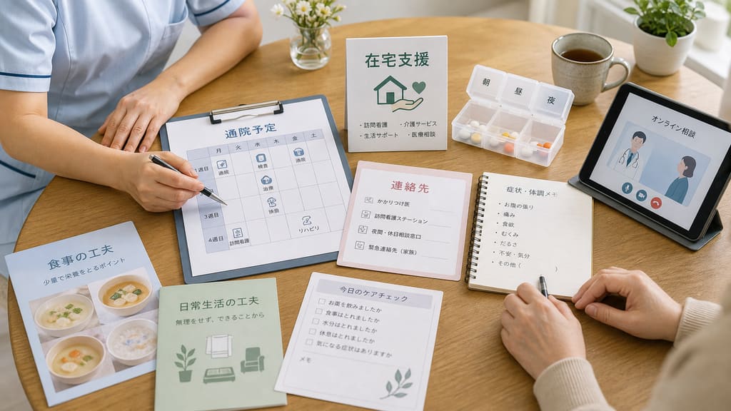 末期の卵巣がんにおける治療と緩和ケアを整理する資料