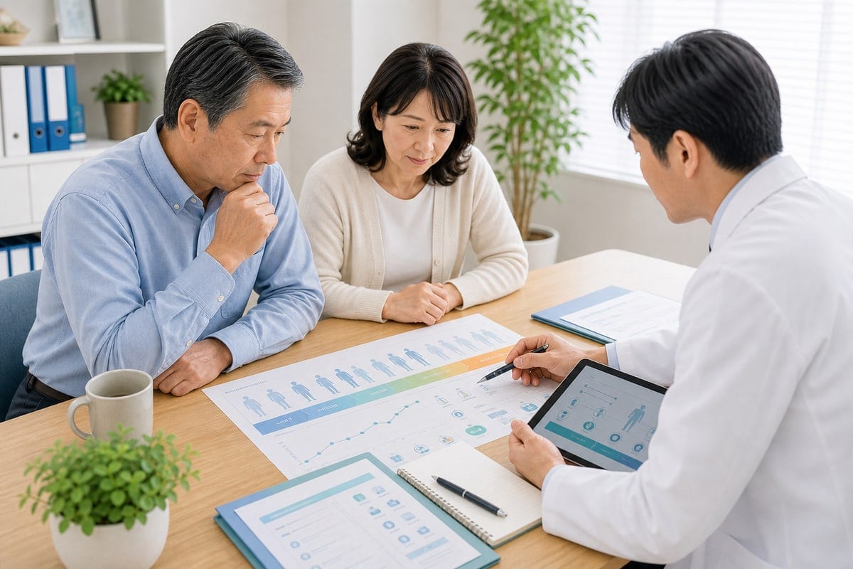 前立腺がんになりやすい年齢について医師に相談する場面