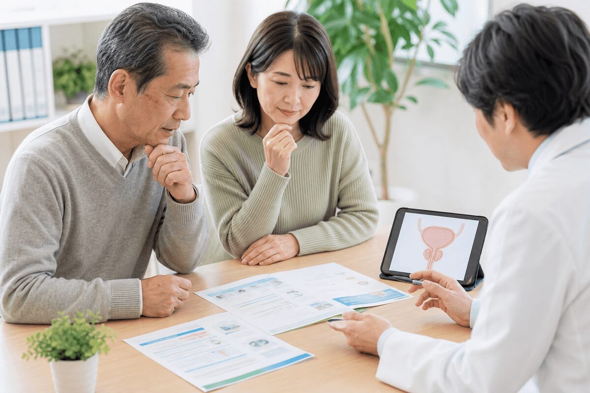 前立腺がんの基本情報を医療資料で確認するイメージ