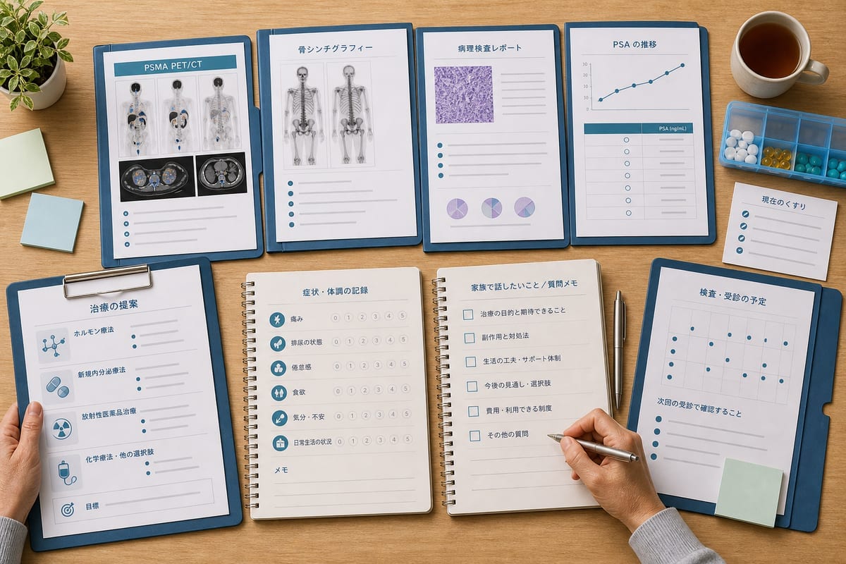 前立腺がんステージ4の症状緩和や生活支援を整理する資料