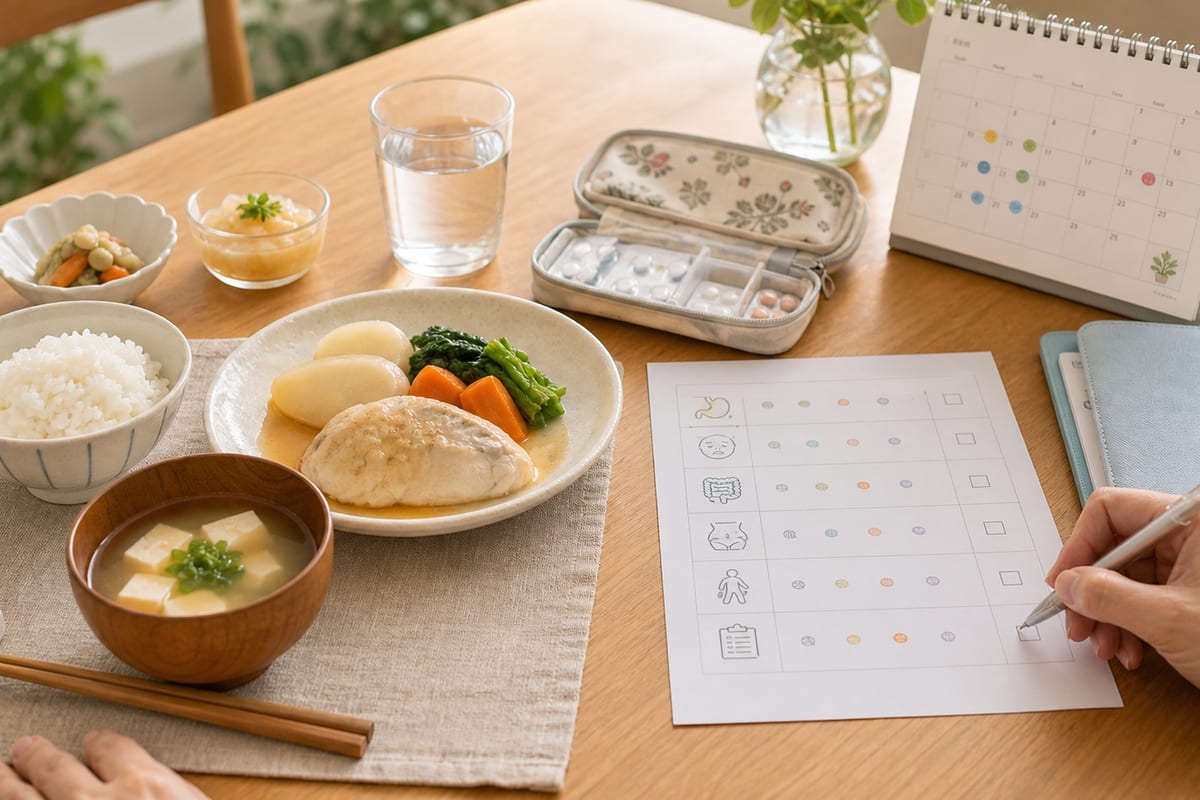 膀胱がんの腹膜播種で起こり得る腹部症状を記録する画像