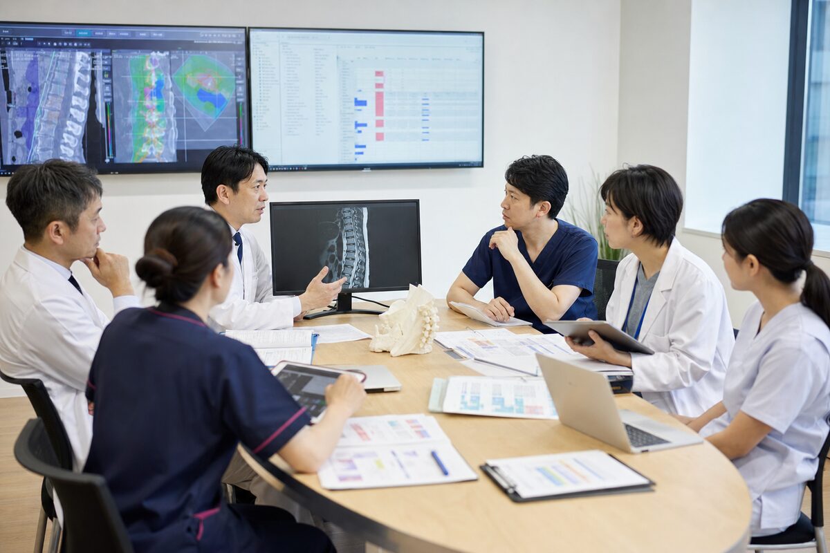 骨転移に対する治療を多職種で検討する医療チーム