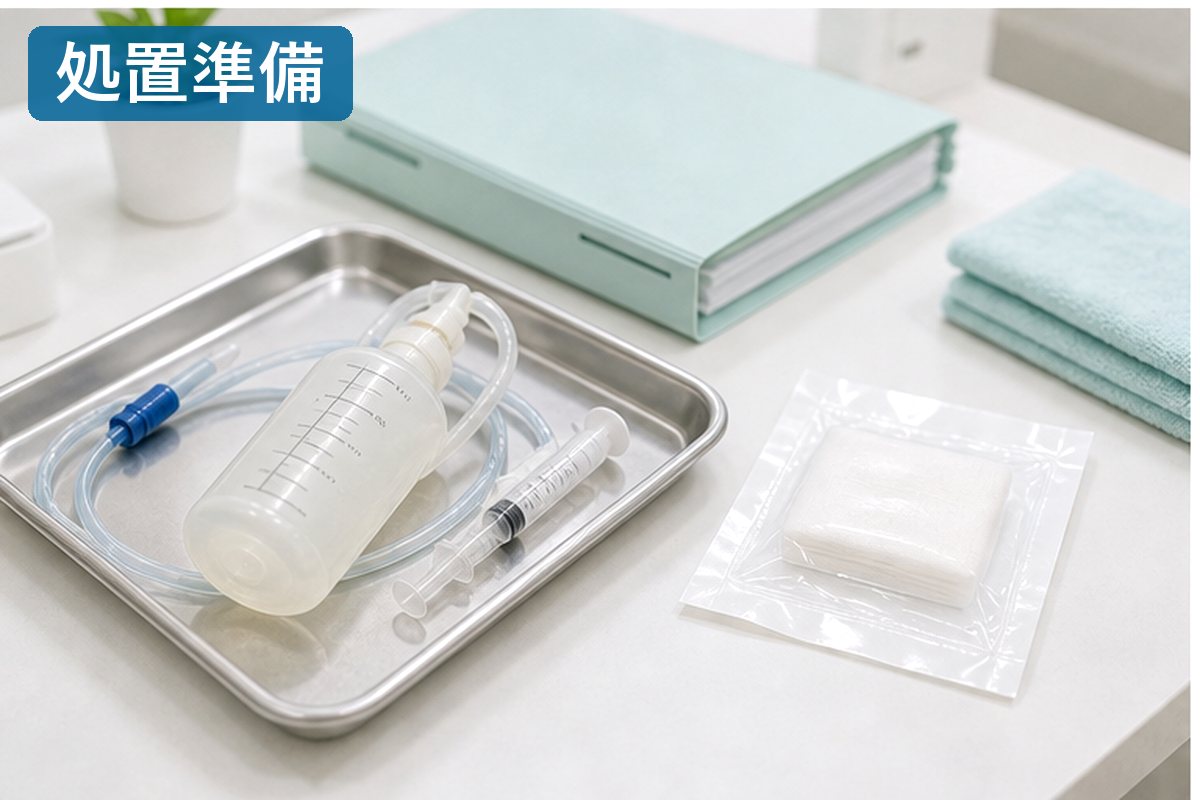 甲状腺がん腹水の治療方針と生活準備を示す明るい資料