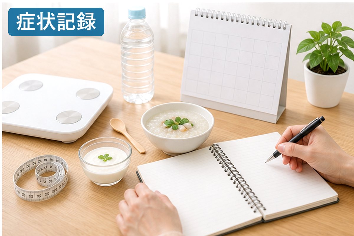 甲状腺がん腹水について相談準備をする明るい資料