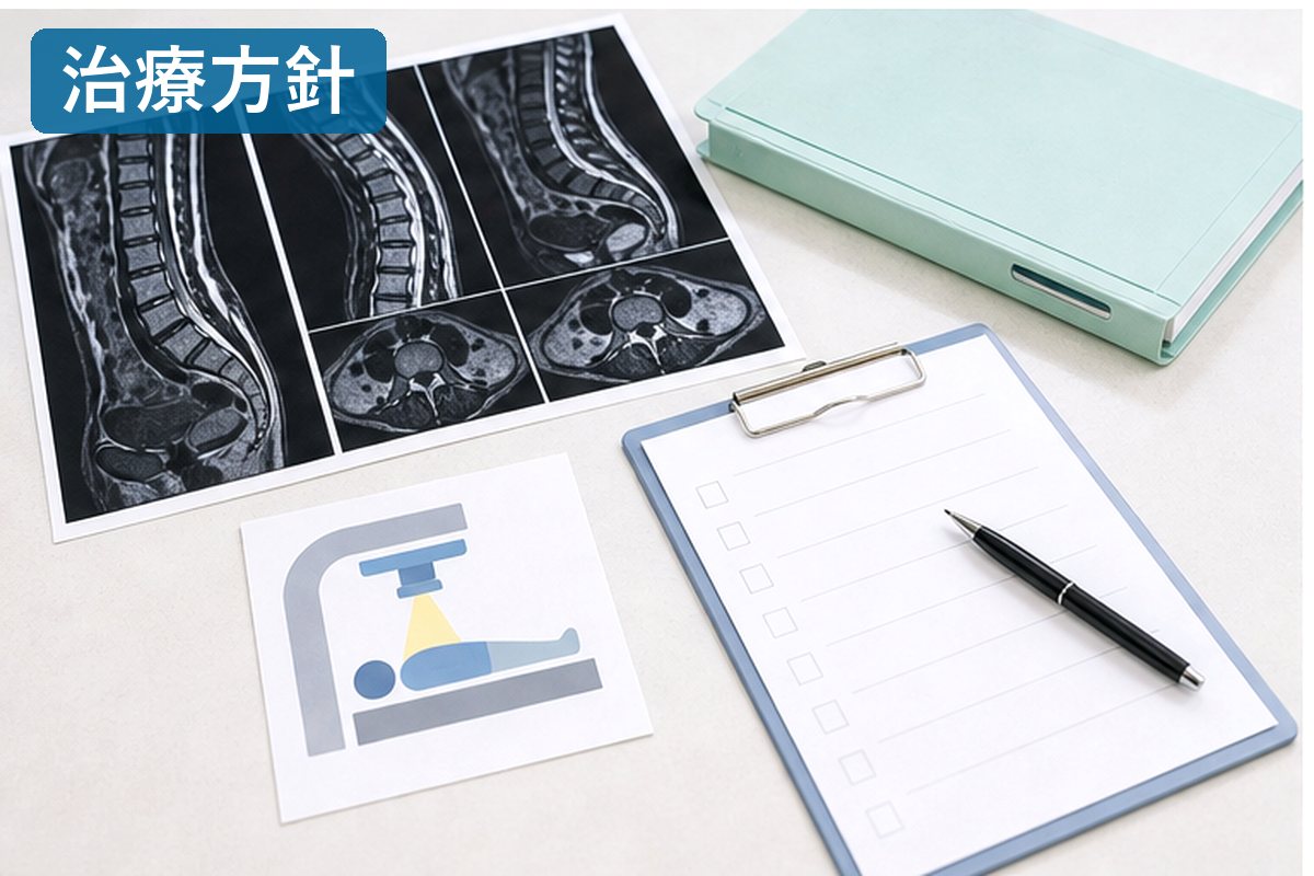 甲状腺がん骨転移の治療方針と転倒予防を示す明るい資料