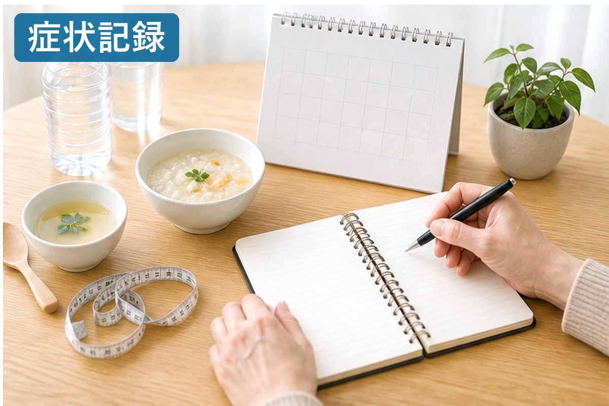 甲状腺がん腹膜播種について相談準備をする明るい資料