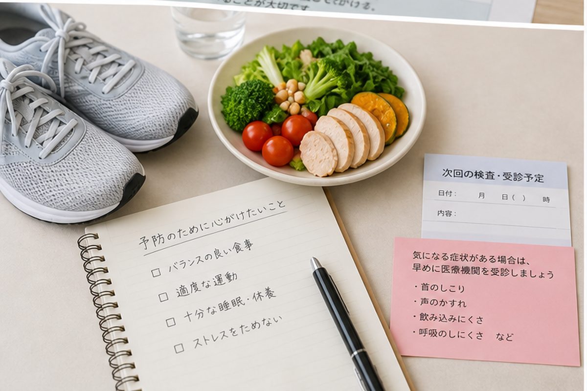 甲状腺がんの予防と受診の目安を整理する生活習慣メモ