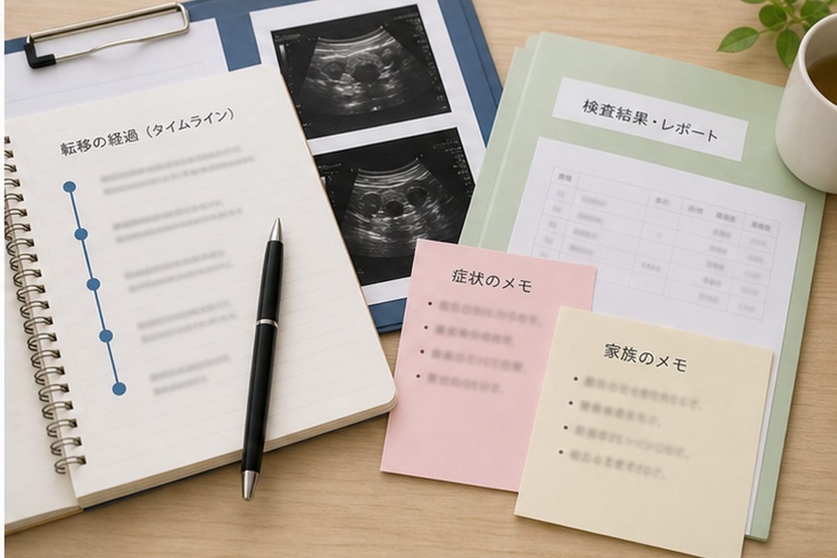 甲状腺がんの転移と治療方針を相談前に整理する資料