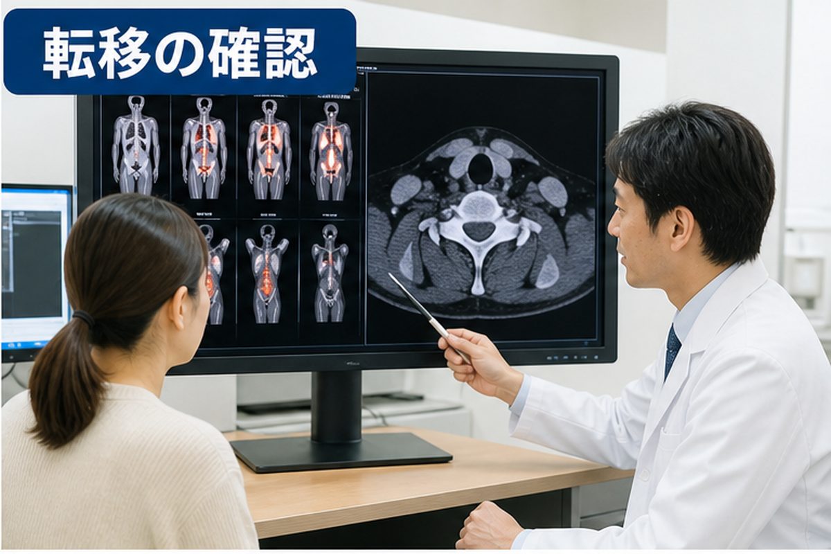 甲状腺がんステージ4の転移や再発を確認する検査室