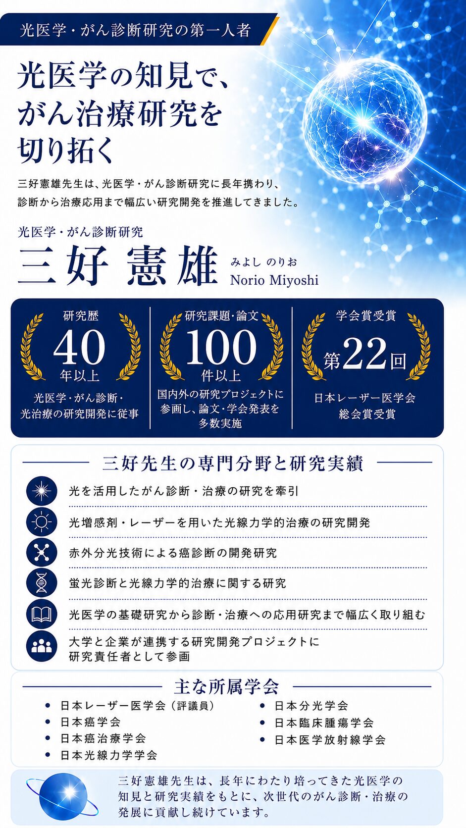 三好憲雄博士